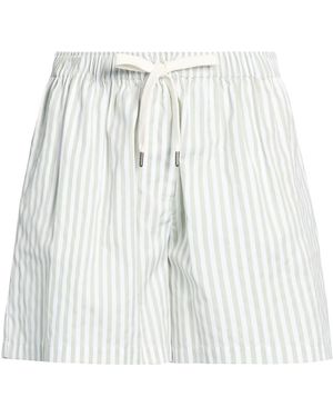 Brunello Cucinelli Fashion Striped Shorts - White