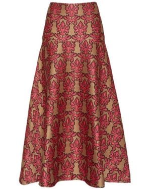La DoubleJ Janis Midi Skirt - Red