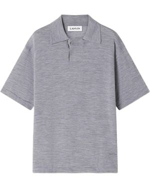 Lanvin Short-Sleeved Polo Shirt - Gray