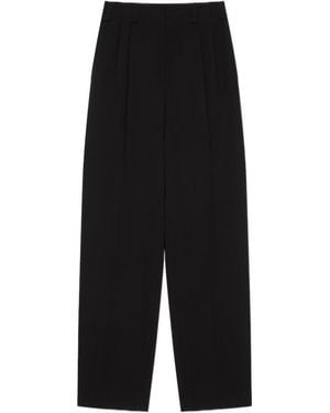 Givenchy Slashed Double Pleat Trousers - Black