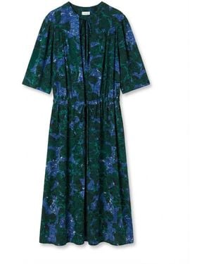 Dries Van Noten Patterned Dress - Green