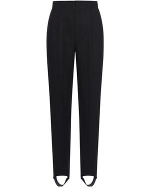 Bottega Veneta Structured Stirrup Pants - Black