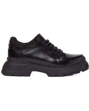 Fendi Force Light Lace-Up Shoes - Black
