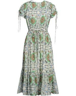 Tory Burch Short-Sleeve Dress - Green