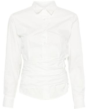 GIMAGUAS Ashley Wrap Shirt - White