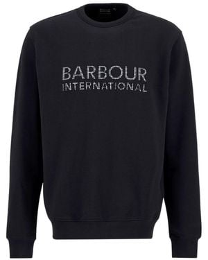 Barbour Bertie Blackstreak Logo Sweater - Blue