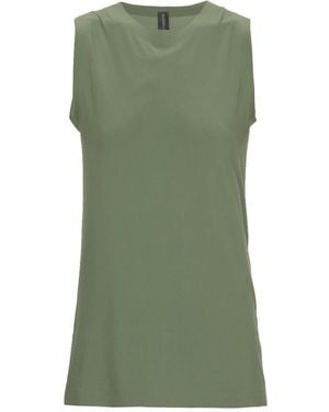 Norma Kamali Sleeveless Crewneck Top - Green