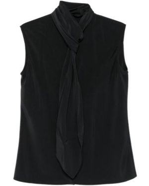Alberta Ferretti Scarf Details Vest - Black