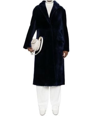 Blancha Long-Sleeved Coat - Black