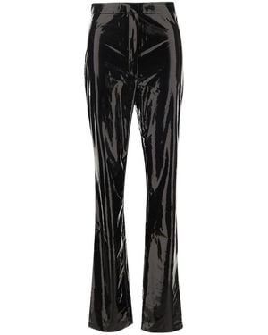 ROTATE BIRGER CHRISTENSEN Logo Casual Trousers - Black