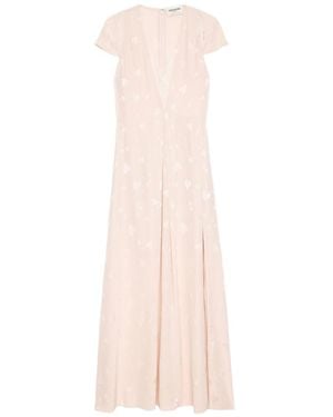 Zadig & Voltaire Ravir Silk Maxi Dress - Pink