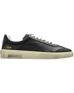 DSquared² Rider Lace Up Trainers - Black