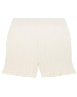 Gucci Elastic Waist Shorts - White