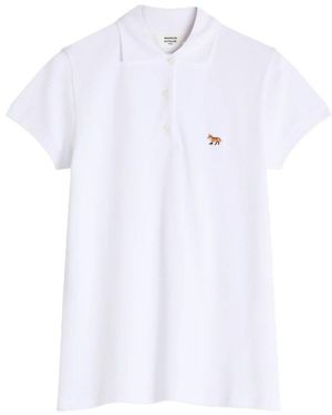 Maison Kitsuné Baby Fox Regular Polo - White