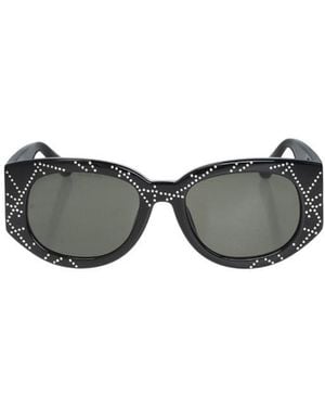 Linda Farrow X Sara Shakeel Debbie Rectangle Framed Sunglasses - Multicolour