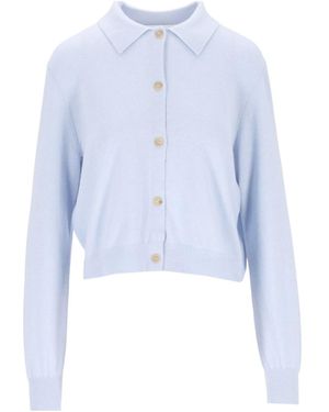 arch4 Long-Sleeve Knit Cardigan - Blue