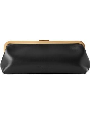 Proenza Schouler Amory Leather Clutch - Black
