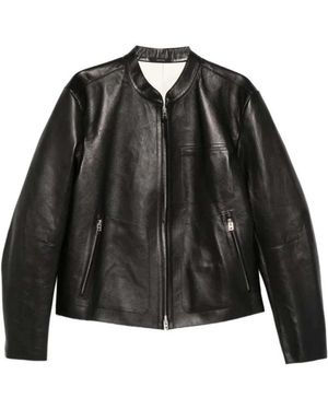 Tom Ford Long-Sleeved Leather Jacket - Black