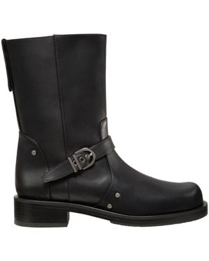 Stuart Weitzman Maverick 40Mm Leather Boots - Black