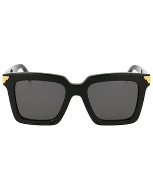 Bottega Veneta Eyewear Bv1005S Rectangular Sunglasses - Black