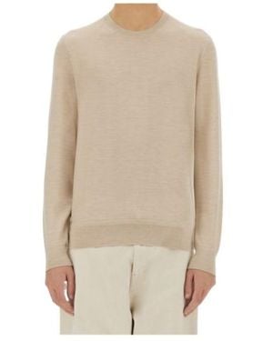 Tom Ford Crewneck Fine-Knit Jumper - Natural