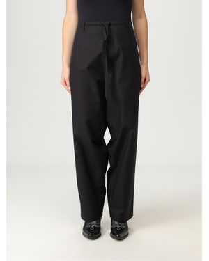 Moschino High-Waisted Casual Trousers - Black