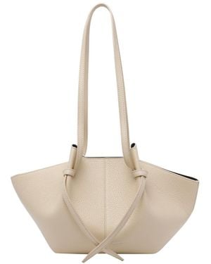 Yuzefi Mochi Logo Printed Tote Bag - White