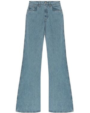 Coperni Mid-Rise Wide-Leg Jeans - Blue