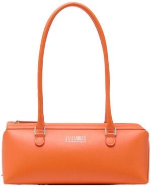 MM6 by Maison Margiela Leather Shoulder Bag - Orange