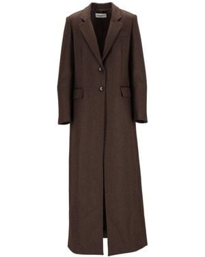 Al Duca d'Aosta Straight Coat - Brown