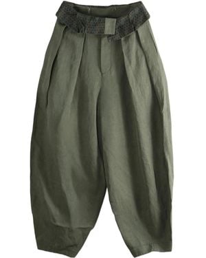 Uma Wang Pale Pants - Green