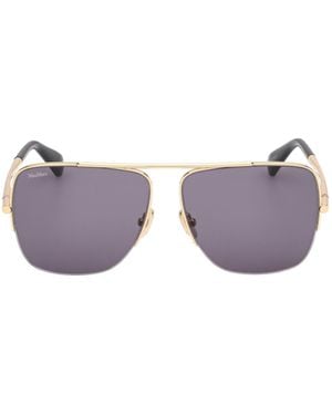 Max Mara Aviator Sunglasses - Purple