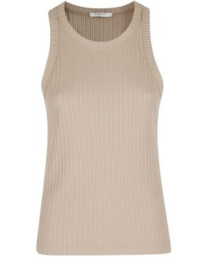 Circolo 1901 Ribbed Vest - Natural