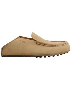 Tod's Gommino Slip-On Loafers - Natural