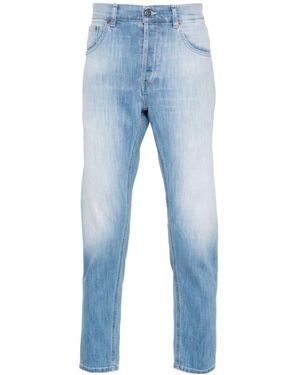 Dondup Dian Logo-Plaque Jeans - Blue