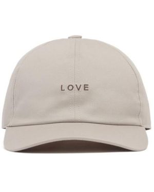Rick Owens Logo Cotton Blend Baseball Hat - Grey