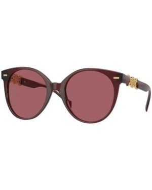 Versace Logo Sunglasses - Purple