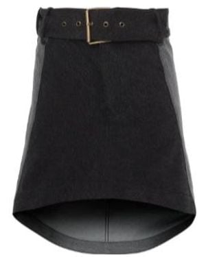 JW Anderson Panelled Mini Denim Skirt - Black