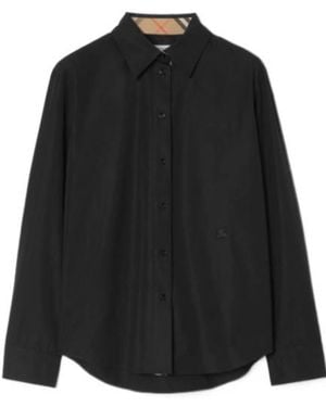 Burberry Classic Fit Cotton Poplin Shirt - Black