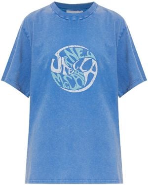 Stella McCartney Short-Sleeved T-Shirt - Blue