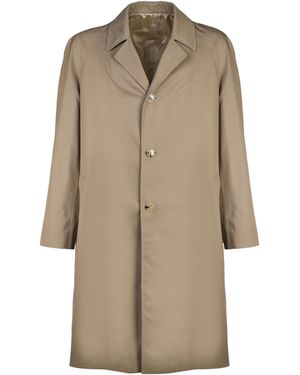 Celine Oversized Mac Coat - Natural