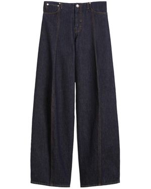 Sportmax Spdora Wide Leg Jeans - Blue