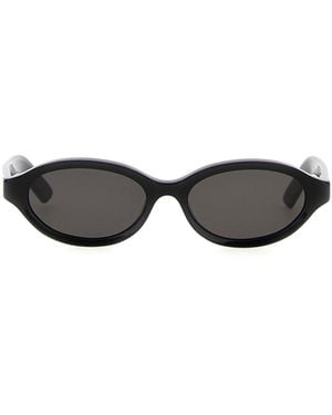 Retrosuperfuture Parola Oval Frame Sunglasses - White