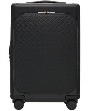 Ferragamo Embossed Ferragamo Monogram Hand Luggage - Black