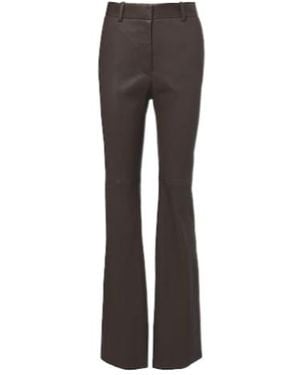 JOSEPH Flared-Leg Casual Pants - Gray