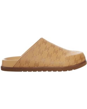 Celine Pitea Slide - Brown