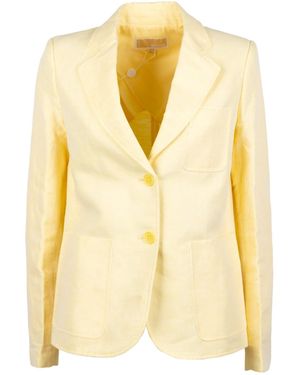 Michael Kors Single-Breasted Blazer - Yellow
