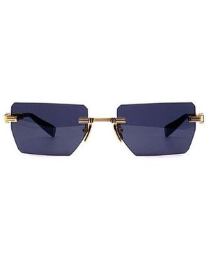 Balmain Logo Sunglasses - Blue