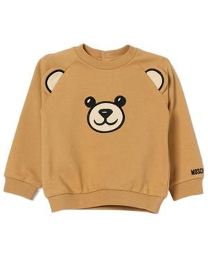Moschino Teddy Bear Patch Sweater - Natural