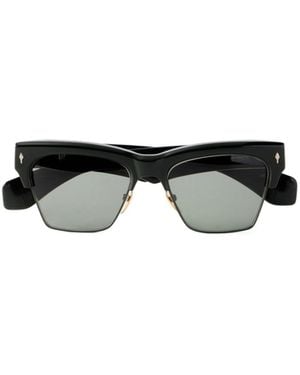 Jacques Marie Mage Bugsy D-Frame Acetate Sunglasses - Multicolour